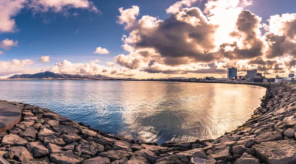 Reykjavik Maio 2018 Panorama Paisagem Torno Reykjavik Islândia — Fotografia de Stock