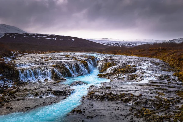 Bruarfoss Μαΐου 2018 Bruarfoss Καταρράκτη Ισλανδία — Φωτογραφία Αρχείου