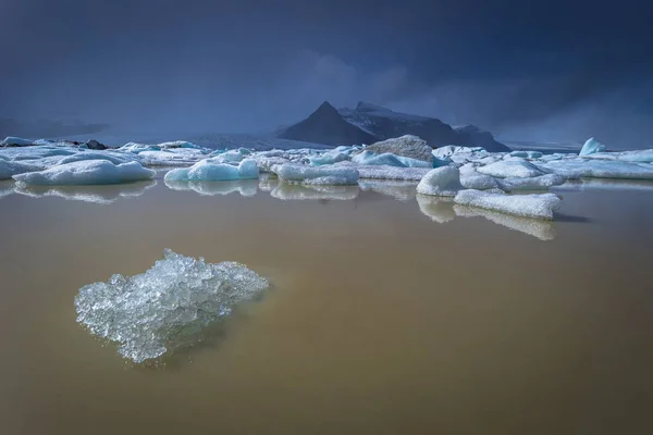 Fjallsarlon Maggio 2018 Laguna Iceberg Fjallsarlon Islanda — Foto Stock