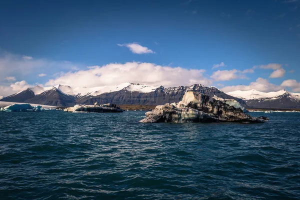 Γιόκουλσάρλον Μαΐου 2018 Vatnajokull Εθνικό Πάρκο Φαίνεται Από Παγόβουνο Λιμνοθάλασσα — Φωτογραφία Αρχείου