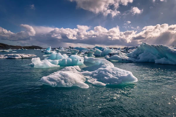 Jokulsarlon Mayo 2018 Impresionantes Bloques Hielo Laguna Iceberg Jokulsarlon Islandia —  Fotos de Stock