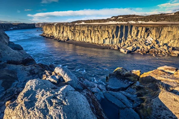 Cascata Selfoss Maggio 2018 Paesaggio Della Cascata Selfoss Islanda — Foto Stock