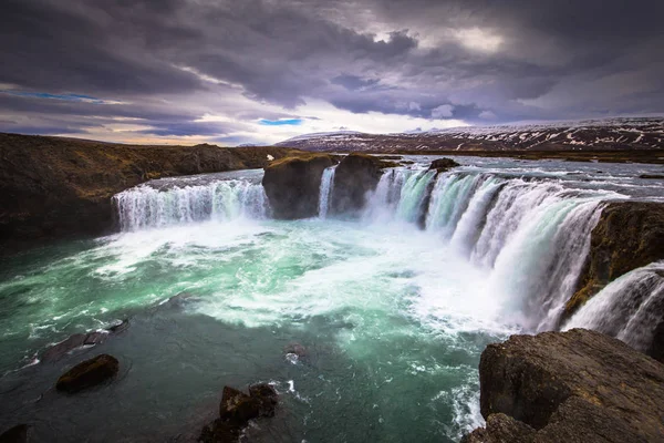 Godafoss Május 2018 Ban Godafoss Vízesés Izland — Stock Fotó