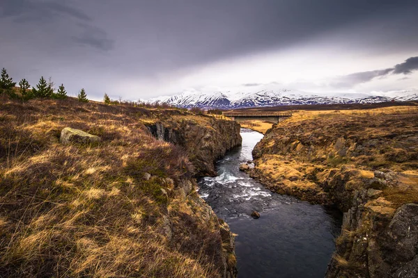 Ισλανδικής Άγριας Φύσης Μαΐου 2018 Τοπίο Στο Ανατολικό Φιόρδ Της — Φωτογραφία Αρχείου