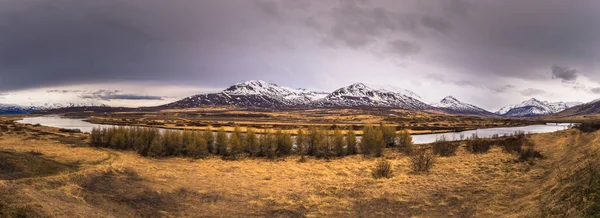 Desierto Islandés Mayo 2018 Paisaje Los Fiordos Orientales Islandia — Foto de Stock