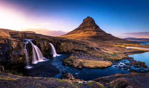 Snaefellsjoekull Maio 2018 Montanha Kirkufjell Parque Nacional Snaefellsjoekull Islândia — Fotografia de Stock