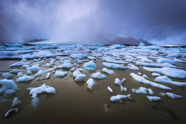 Fjallsarlon Maio 2018 Iceberg Lagoa Fjallsarlon Islândia — Fotografia de Stock