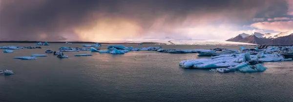 Jokulsarlon Május 2018 Jéghegy Lagúna Jokulsarlon Izland — Stock Fotó