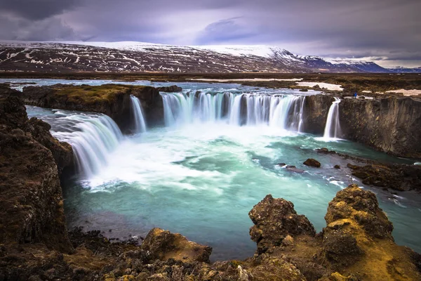 Godafoss Május 2018 Ban Godafoss Vízesés Izland — Stock Fotó