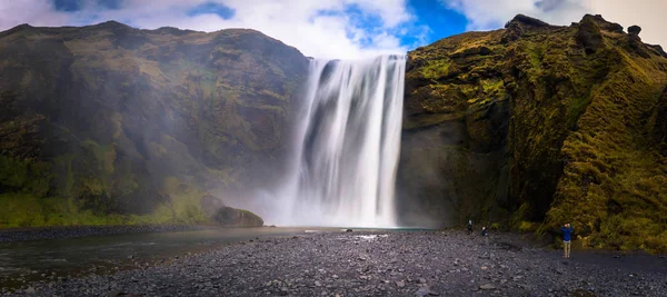 Skogafoss Maio 2018 Cachoeira Skogafoss Islândia — Fotografia de Stock