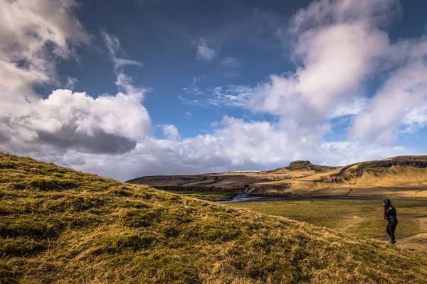 Fjadrargljufur Mai 2018 Panorama Der Wilden Landschaft Von Fjadrargljufur Island — Stockfoto