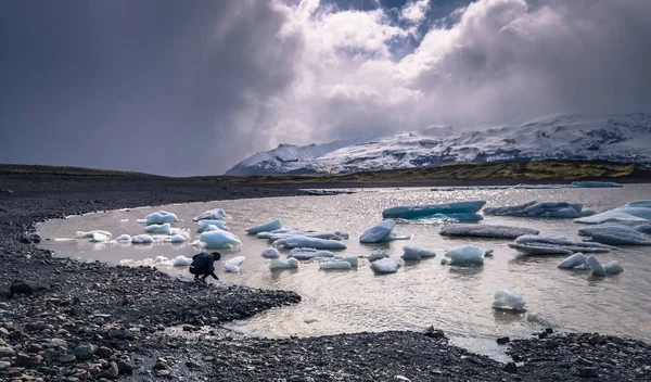 Fjallsarlon Mai 2018 Lagune Iceberg Fjallsarlon Islande — Photo
