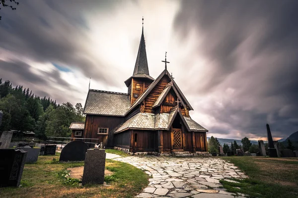 Hedalen Julho 2018 Wonderful Hedalen Stave Church Noruega — Fotografia de Stock