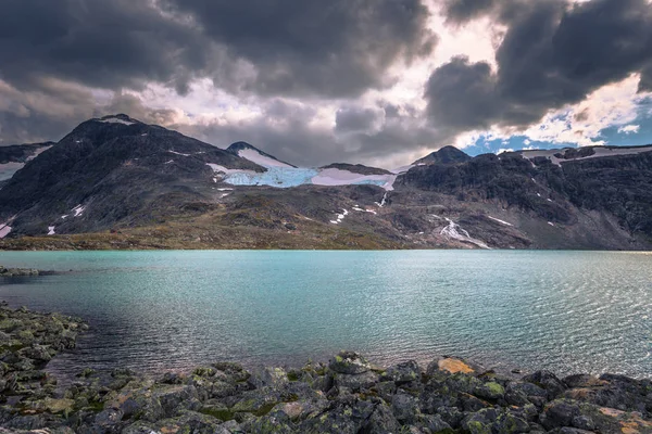 Paysage Montagne Sauvage Dans Parc National Jotunheimen Norvège — Photo