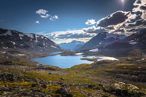 Paysage Montagne Sauvage Dans Parc National Jotunheimen Norvège — Photo