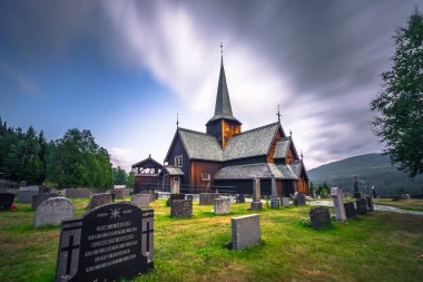 Hedalen - 28 Temmuz 2018: Harika Hedalen çıta Kilisesi, Norveç