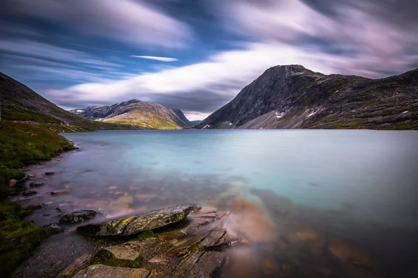 Jotunheimen Nemzeti Park Július 2018 Vad Táj Jotunheimen Nemzeti Park — Stock Fotó