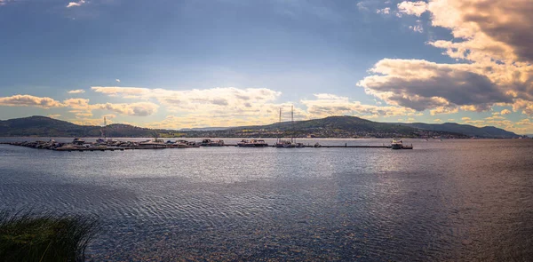 Noruega Agosto 2018 Vista Panorâmica Uma Baía Perto Oslo Noruega — Fotografia de Stock