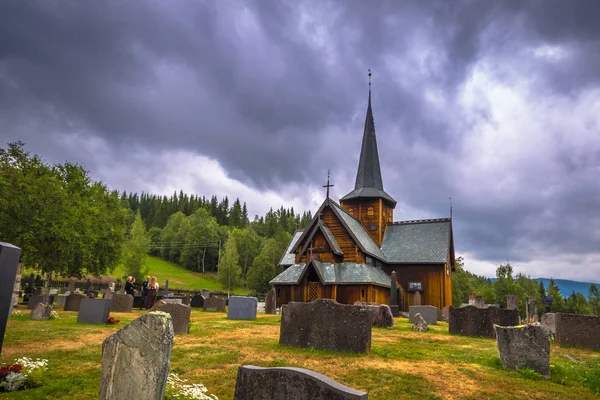 Hedalen July 2018 Wonderful Hedalen Stave Church Norway — Stock Photo, Image