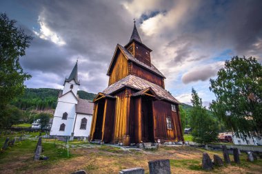 Torpo çıta Kilisesi - 30 Temmuz 2018: Torpo çıta kilisede Norveç