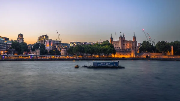 London Augusti 2018 Tower London Vid Floden Themsen London England — Stockfoto