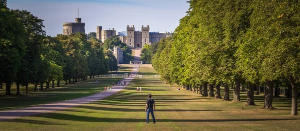 Windsor Agosto 2018 Veduta Frontale Del Castello Windsor Inghilterra — Foto Stock