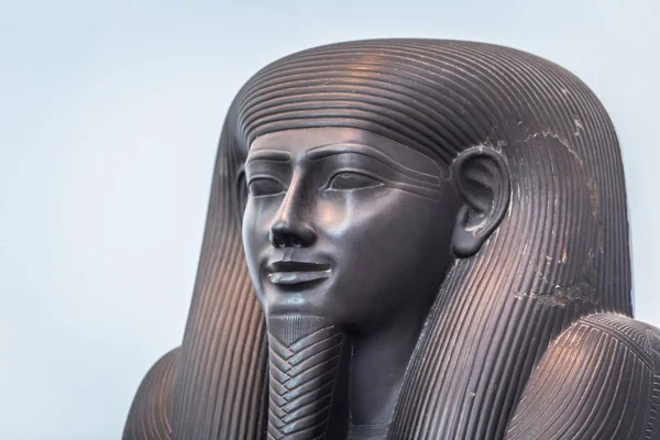 Лондон Серпня 2018 Стародавні Єгипетські Статуя Лондоні Англія Музей Brtitish — стокове фото