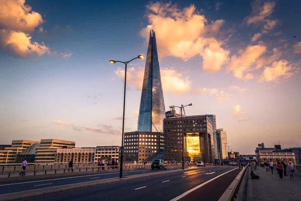 London Augusti 2018 Shard Över London Bridge Centrala London England — Stockfoto