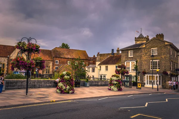 Salisbury August 2018 Altes Historisches Zentrum Von Salisbury England — Stockfoto