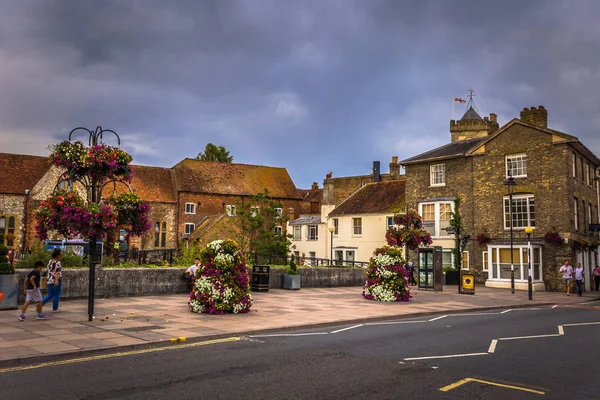 Salisbury August 2018 Altes Historisches Zentrum Von Salisbury England — Stockfoto