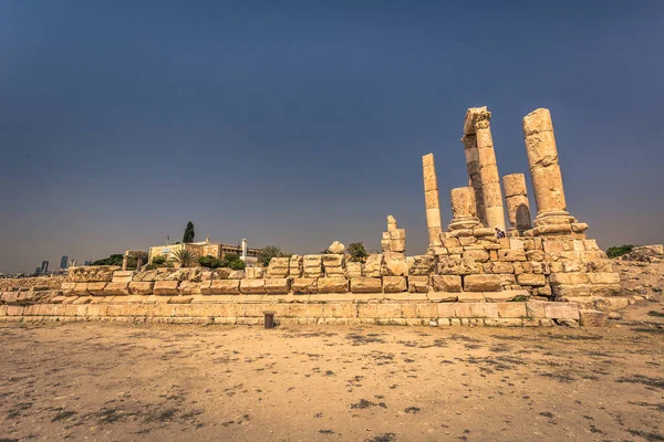 Αμμάν Σεπτεμβρίου 2018 Ρωμαϊκή Ακρόπολη Στο Κέντρο Του Αμμάν Ιορδανία — Φωτογραφία Αρχείου