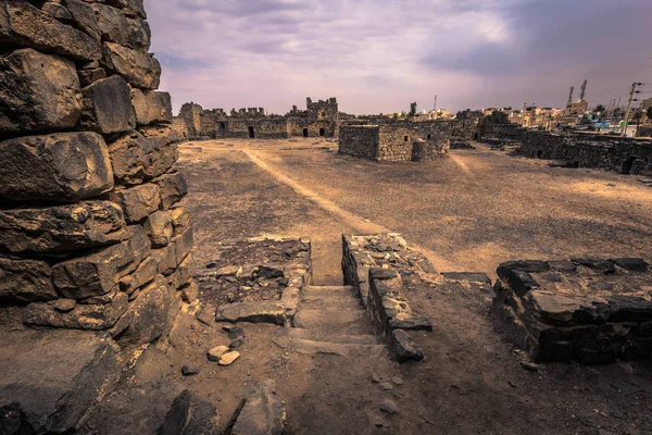 カスル アズラク 2018年9月30日 ヨルダンのカスル アズラクの古代城 — ストック写真