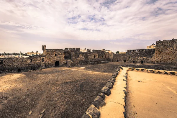 Qasr Azraq Setembro 2018 Antigo Castelo Qasr Azraq Jordânia — Fotografia de Stock