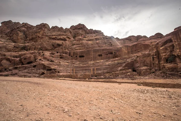 Petra Ekim 2018 Petra Antik Kenti Harabeleri Dünya Harikası Ürdün — Stok fotoğraf