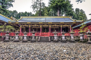 Nikko - 22 Mayıs 2019: Toshogu türbesi Nikko, Japonya