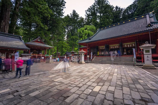 Nikko - 22 de mayo de 2019: Santuario sintoísta de Futarasan en Nikko, Japón — Foto de Stock