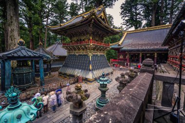 Nikko - 22 Mayıs 2019: Toshogu türbesi Nikko, Japonya