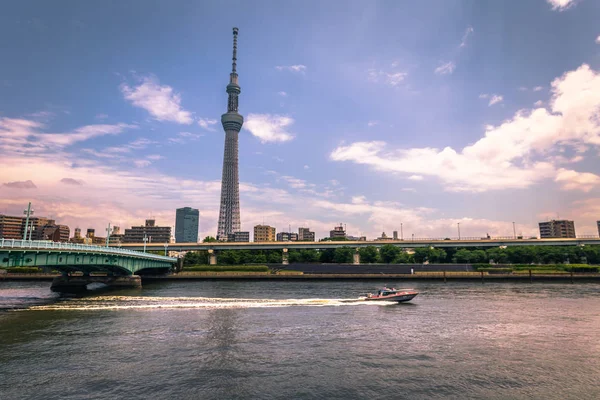 Tokio-19 maja 2019: Wieża Tokyo Skytree w Asakusa, Tokio, wspólny plan — Zdjęcie stockowe