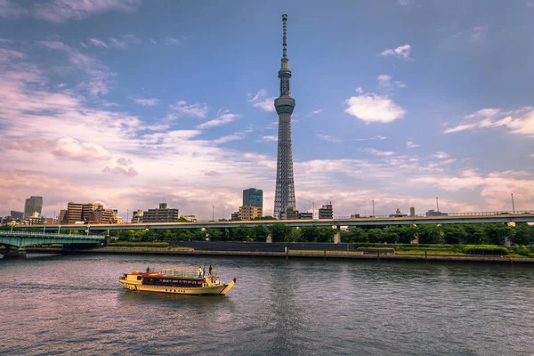 Tokio-19 maja 2019: Wieża Tokyo Skytree w Asakusa, Tokio, wspólny plan — Zdjęcie stockowe
