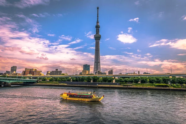 Tokio-19 maja 2019: Wieża Tokyo Skytree w Asakusa, Tokio, wspólny plan — Zdjęcie stockowe