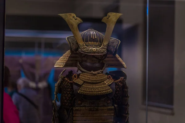 东京 - 2019年5月21日:东京国立博物馆的武士盔甲 — 图库照片