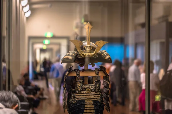 Tóquio - 21 de maio de 2019: Armadura Samurai no Museu Nacional de Tóquio — Fotografia de Stock