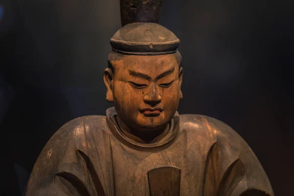 Tokyo-21 maj 2019: buddhistisk skulptur i Tokyo National M — Stockfoto