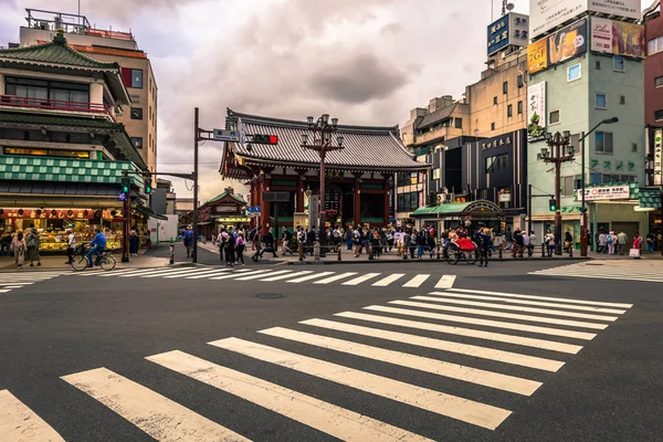 Tokyo-20 maj 2019: gatorna i Asakusa, Tokyo, Japan — Stockfoto