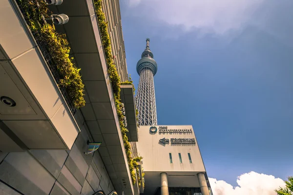 Tokyo - 19 Mayıs 2019: Tokyo Skytree kulesi Asakusa, Tokyo, Japon cad. — Stok fotoğraf