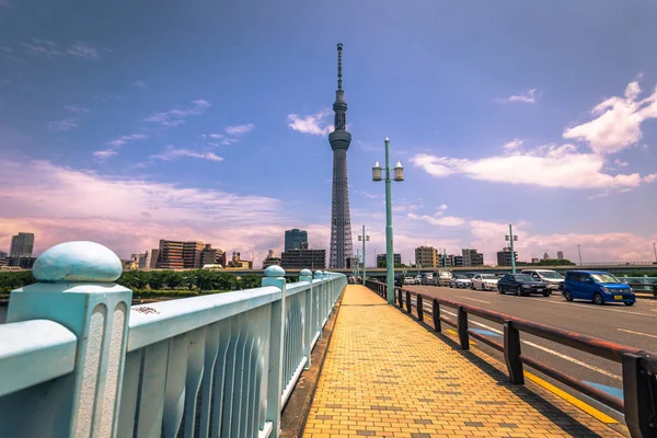 Tokio-19 maja 2019: Wieża Tokyo Skytree w Asakusa, Tokio, wspólny plan — Zdjęcie stockowe