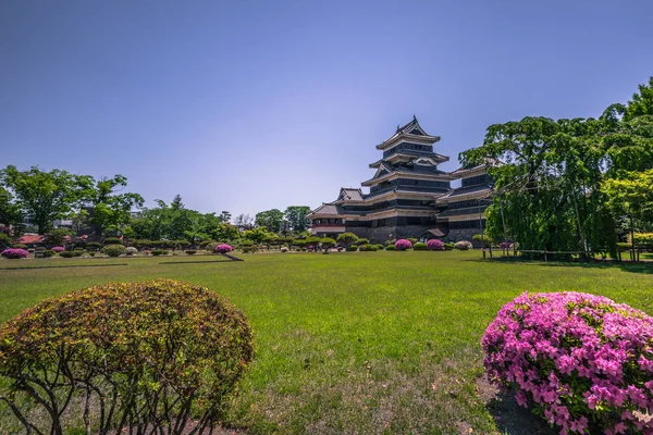 Matsumoto – 25. května 2019: hrad Matsumoto, Japonsko — Stock fotografie