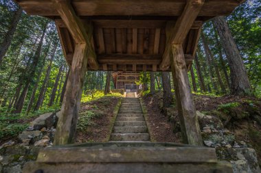 Takayama - 26 Mayıs 2019: Hida halkının geleneksel binaları 