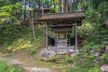 Takayama - 26 Mayıs 2019: Hida halkının geleneksel binaları 