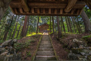 Takayama - 26 Mayıs 2019: Hida halkının geleneksel binaları 